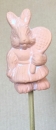 Terracottahase Stecker Frau Tennis